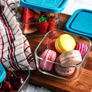 Kitchen Storage Containers Design Paisley Containers Set of 3 (transparent)