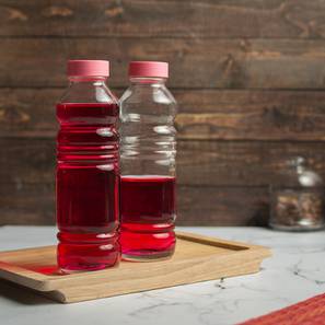 Glass Bottles Design Orion Bottle Set of 3 (transparent)