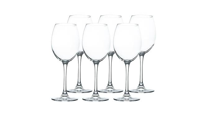 Mae Wine Glasses Set of 6 (Transperant) by Urban Ladder - Front View Design 1 - 378395