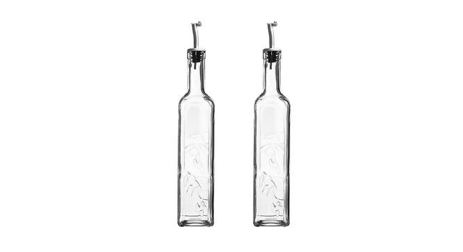Rosie Oil-Vinegar Dispensers Set of 2 (Transperant) by Urban Ladder - Design 1 Half View - 378449