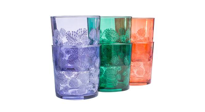 Sage Drinking Glasses Set of 6 (Transperant) by Urban Ladder - Front View Design 1 - 378472