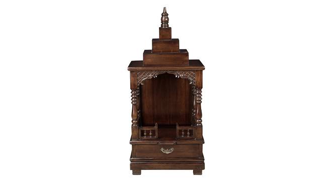 Triya Temple (Walnut Finish, Walnut) by Urban Ladder - Front View Design 1 - 