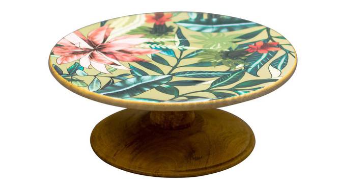 Attina Cake Stand (Brown & Green) by Urban Ladder - Front View Design 1 - 378687