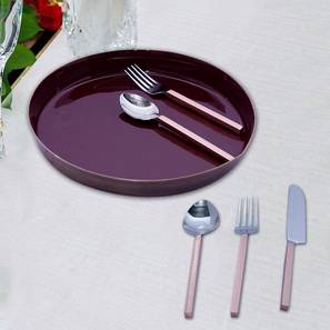 Cutlery Set Design August Cutlery Set (Maroon, Copper & Silver)