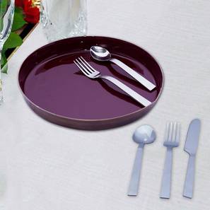 Cutlery Set Design August Cutlery Set (Maroon & Silver)