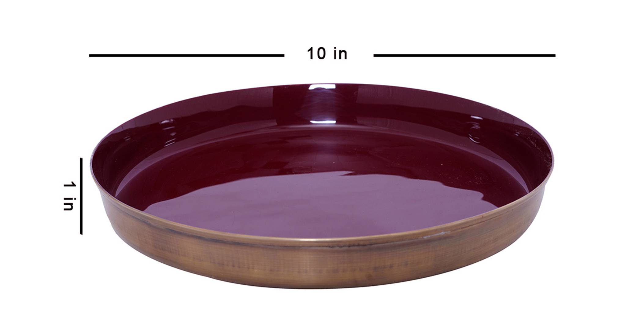 August cutlery set maroon copper1251 5