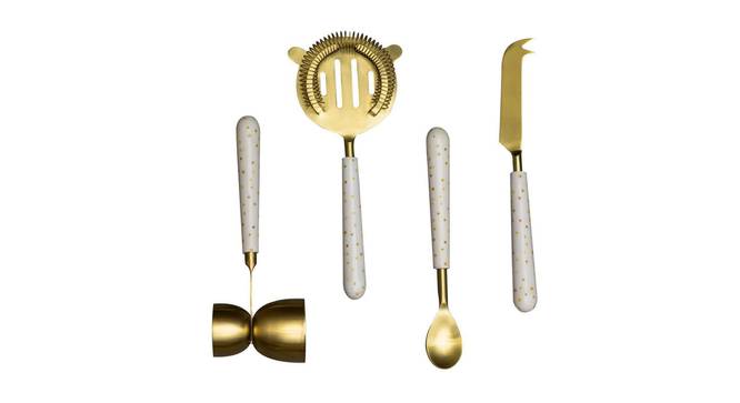 Bowie Bar Tools - Set of 4 (Gold) by Urban Ladder - Cross View Design 1 - 378796