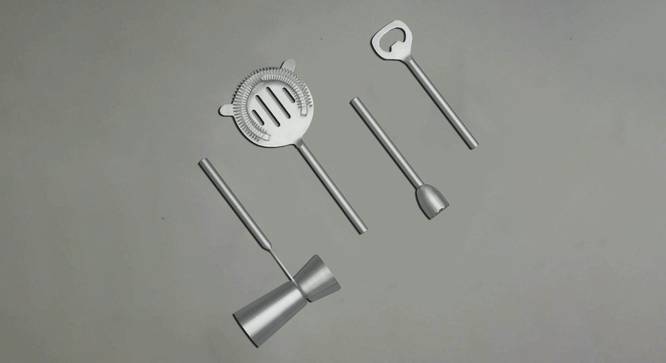 Bryant Bar Tools - Set of 4 (Silver) by Urban Ladder - Front View Design 1 - 378854