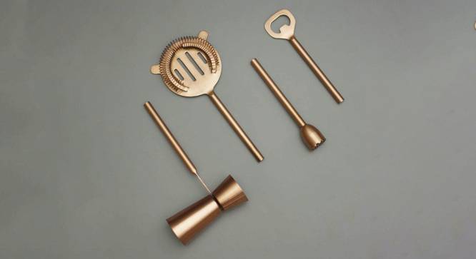 Bryant Bar Tools - Set of 4 (Copper) by Urban Ladder - Front View Design 1 - 378855