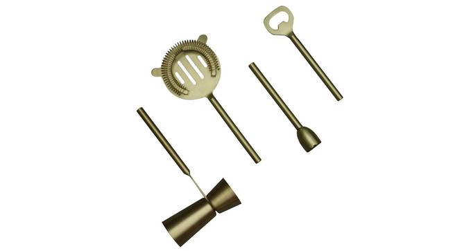 Bryant Bar Tools - Set of 4 (Gold) by Urban Ladder - Cross View Design 1 - 378864