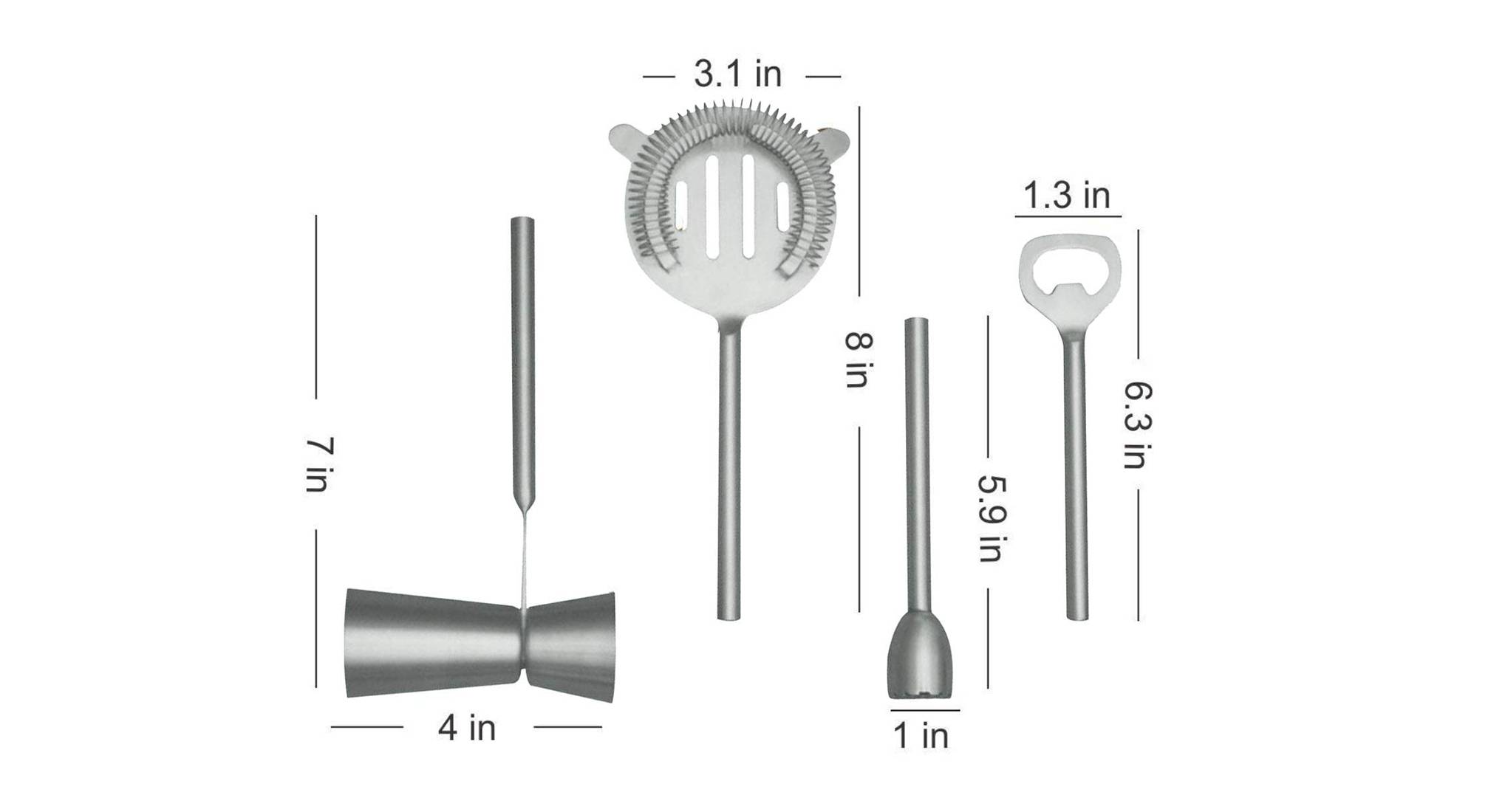 Bryant bar tools   set of 4 silver1323 5