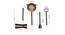 Bryant Bar Tools - Set of 4 (Copper) by Urban Ladder - Design 1 Dimension - 378890