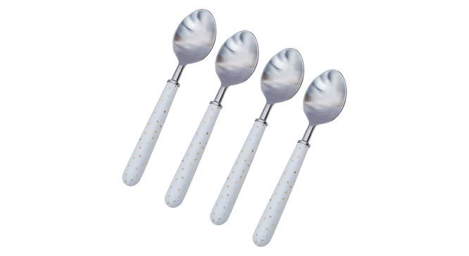 Homer Spoons - Set of 4 (White Silver) by Urban Ladder - Cross View Design 1 - 379208