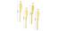 Ike Knives - Set of 4 (Gold) by Urban Ladder - Design 1 Dimension - 379300