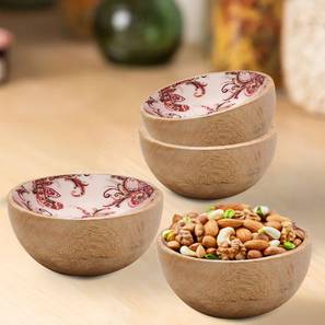 Bowls Design Jupiter Serving Bowls (Pink, Set Of 4 Set)