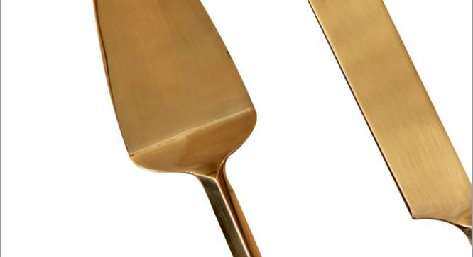Levi Cutlery Set (Gold) by Urban Ladder - Cross View Design 1 - 379398