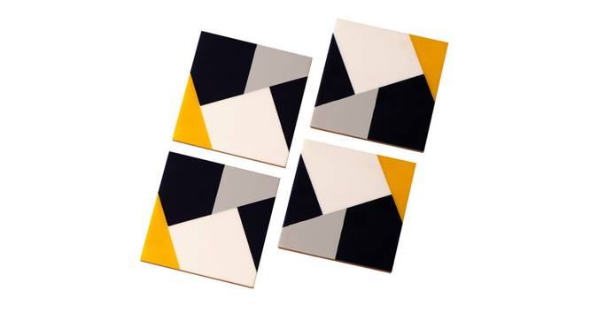 Maisie Coasters - Set of 4 by Urban Ladder - Cross View Design 1 - 379525