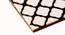 Maisie Coasters - Set of 4 (Black & White) by Urban Ladder - Design 1 Side View - 379530