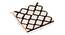 Maisie Coasters - Set of 4 (Black & White) by Urban Ladder - Design 1 Close View - 379535