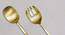 Milo Spoon & Fork - Set of 2 (Gold) by Urban Ladder - Front View Design 1 - 379641