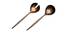 Oscar Spoon & Fork - Set of 2 (Copper) by Urban Ladder - Design 1 Side View - 379683