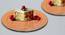 Pike Dessert Plates (Orange, Set Of 4 Set) by Urban Ladder - Cross View Design 1 - 379833