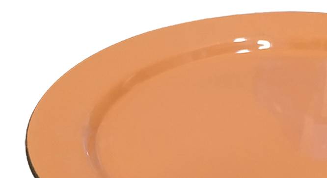 Pike Dessert Plates (Orange, Single Set) by Urban Ladder - Design 1 Close View - 379848