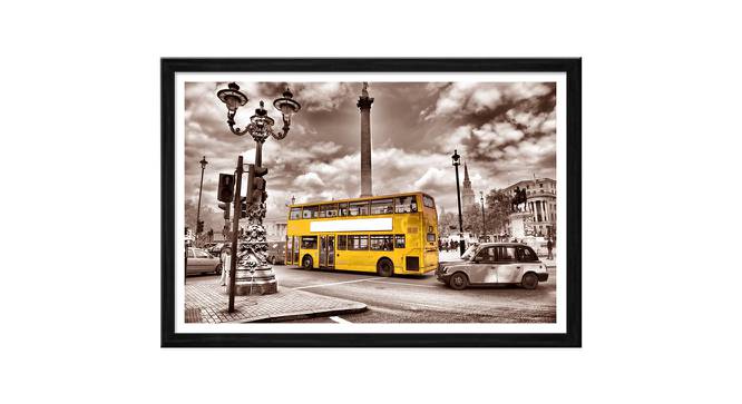 Chateau Wall Art (Yellow) by Urban Ladder - Front View Design 1 - 380234