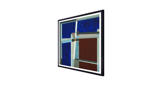 Carman Wall Art (Blue) by Urban Ladder - Cross View Design 1 - 380249