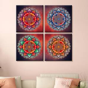 Wall Art Design Red Canvas Wall Art