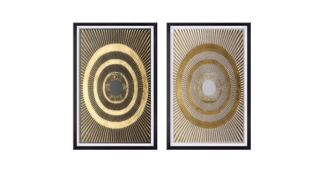 Dani Wall Art (Gold) by Urban Ladder - Front View Design 1 - 380315