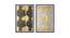 Dehlia Wall Art (Gold) by Urban Ladder - Front View Design 1 - 380318