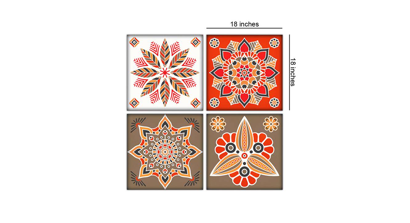 Delania wall art set of 4 6
