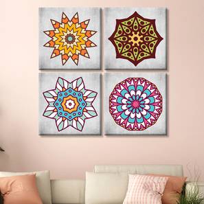 Wall Art Design Sky Blue Canvas Wall Art