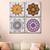 Dinah wall art set of 4 lp