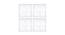Dinah Wall Art (Sky Blue) by Urban Ladder - Design 1 Side View - 380433