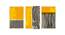 Gertal Wall Art (Yellow) by Urban Ladder - Front View Design 1 - 380482