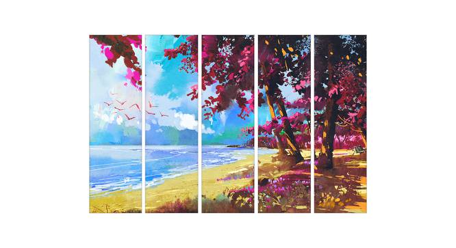 Ileena Wall Art (Pink) by Urban Ladder - Front View Design 1 - 380484