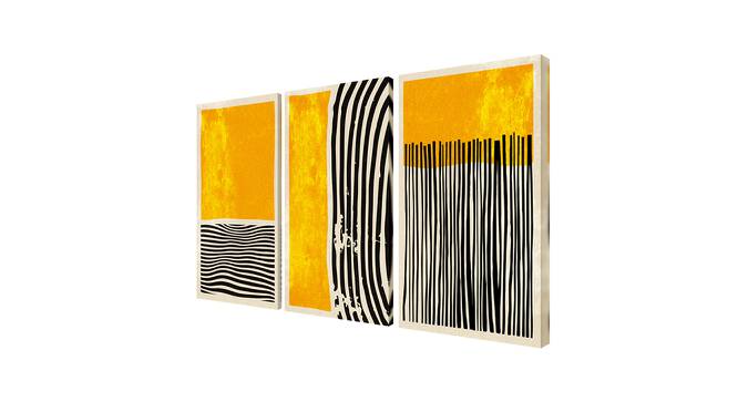 Gertal Wall Art (Yellow) by Urban Ladder - Cross View Design 1 - 380501