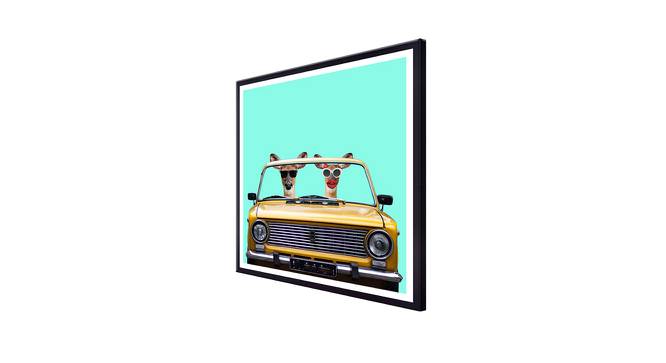 Higin Wall Art (Yellow) by Urban Ladder - Cross View Design 1 - 380514