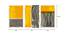 Gertal Wall Art (Yellow) by Urban Ladder - Design 1 Dimension - 380538
