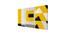 Pine Wall Art (Yellow) by Urban Ladder - Cross View Design 1 - 380676