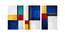 Strella Wall Art (Blue) by Urban Ladder - Front View Design 1 - 380742