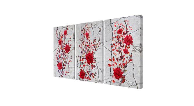 Seline Wall Art (Red) by Urban Ladder - Cross View Design 1 - 380755