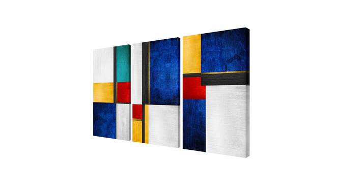 Strella Wall Art (Blue) by Urban Ladder - Cross View Design 1 - 380757