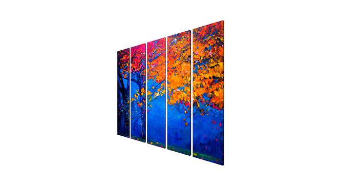 Remana Wall Art (Blue) by Urban Ladder - Cross View Design 1 - 380758