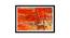 Ula Wall Art (Orange) by Urban Ladder - Front View Design 1 - 380821