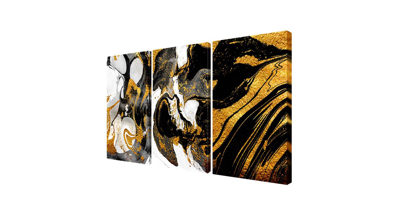 Black Canvas Wall Art Urban Ladder