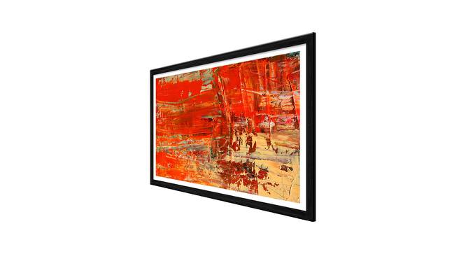 Ula Wall Art (Orange) by Urban Ladder - Cross View Design 1 - 380835