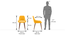 Rickman Lounge Chair (Matty Yellow) by Urban Ladder - Dimension Design 1 - 380969